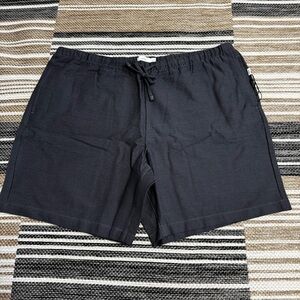 Onia‎ Men’s Pull On Stretch Seersucker Short Gray Pockets XXL Athleisure Beach
